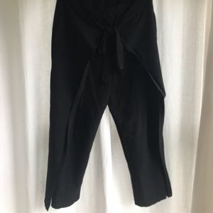 Eileen Fisher washable stretch tie-front pant